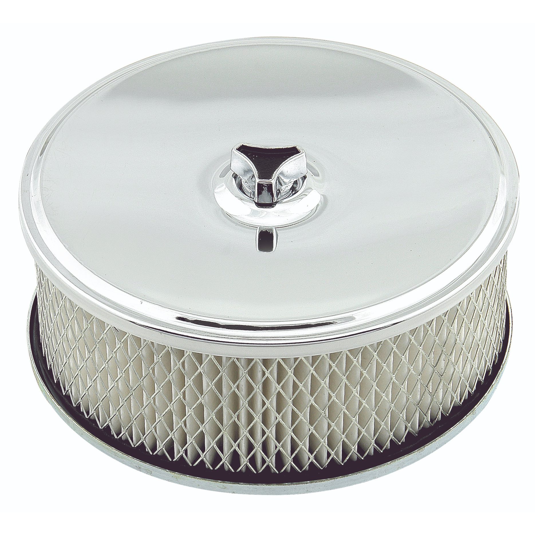 Mr Gasket 4346 - 6-1/2 Inch x 2-7/16 Inch Chrome Air Filter Assembly