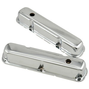 Mr Gasket 9806 Chrome Valve Covers Tall Style - Fits Small Block Chrysler