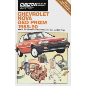 Chevrolet Nova / Geo Prizm 1985-90 Chilton Repair / Workshop Manual 7658
