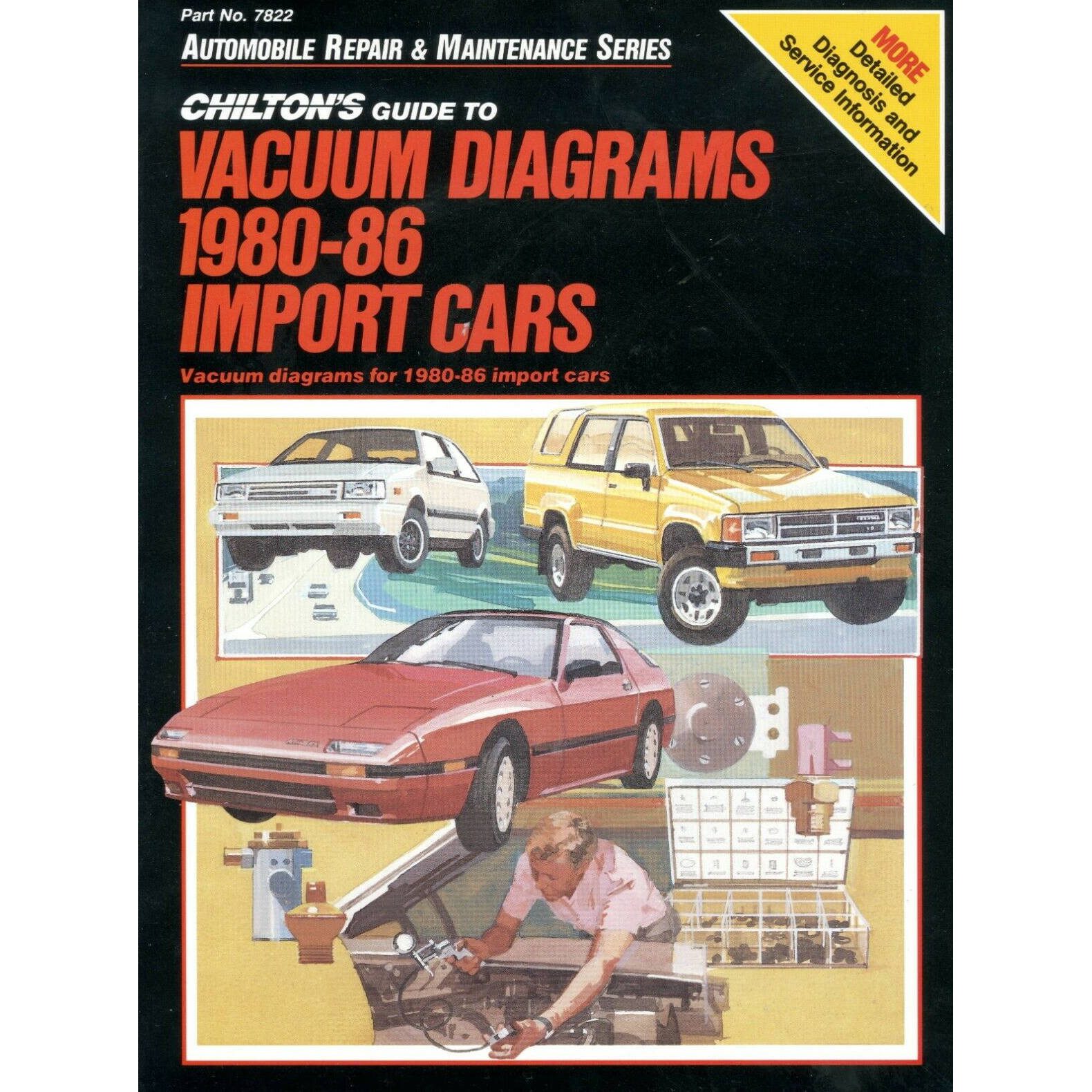 Chiltons Guide To Vacuum Diagrams 1980-86 US Import Cars - # 7822