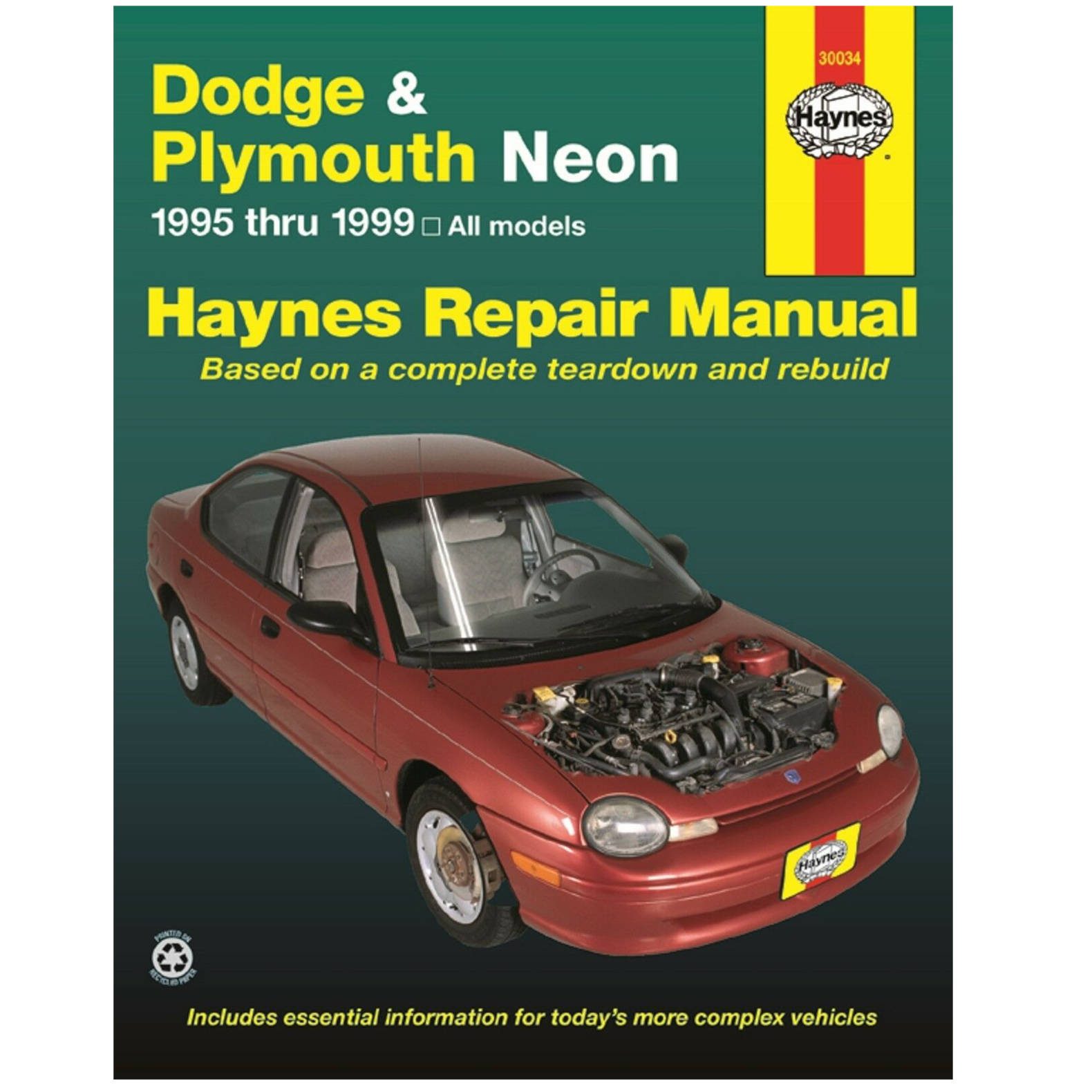 Dodge & Plymouth Neon (1995 thru 1999) Haynes Repair Manual 30034