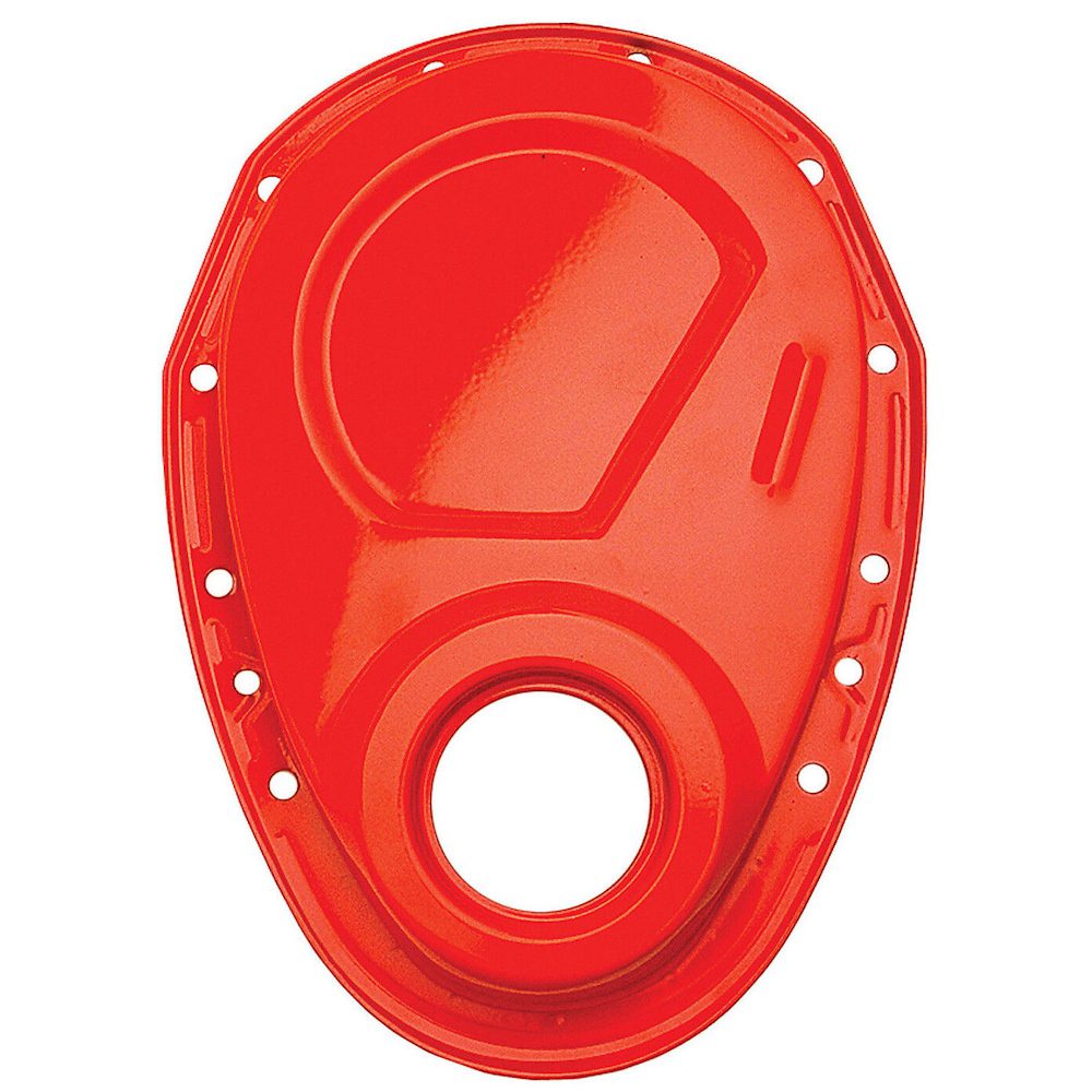 Trans-Dapt 9915 Orange Timing Chain Cover - SB Small Block Chevy 283-400
