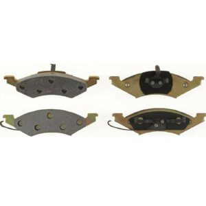 Organic Front Brake Pads 84-90 Ford Escort 84-94 Ford Tempo 84-87 Mercury Lynx
