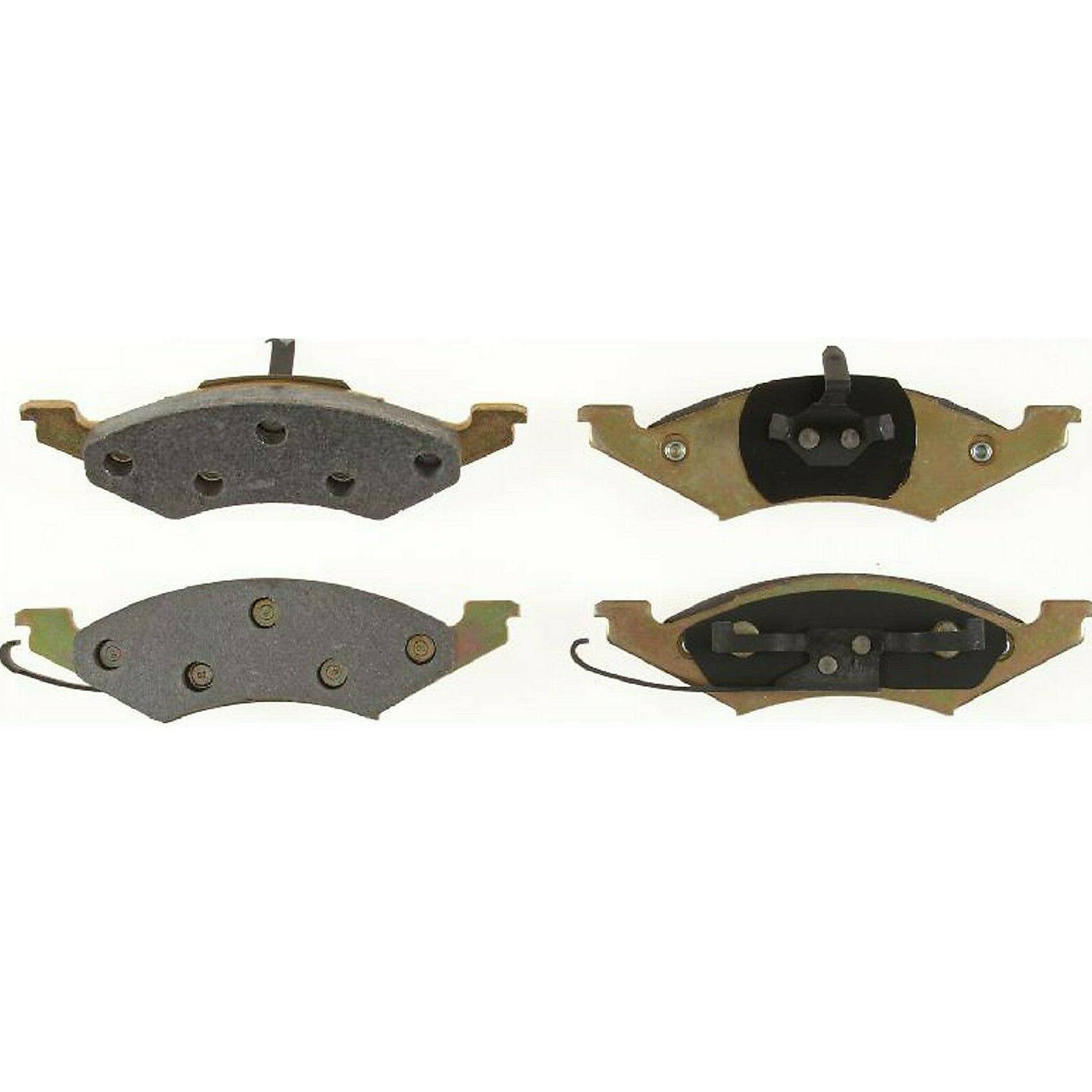 Organic Front Brake Pads 84-90 Ford Escort 84-94 Ford Tempo 84-87 Mercury Lynx