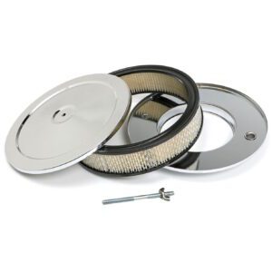 10" x 2" Chrome Air Cleaner / Filter Kit - Muscle Car Style