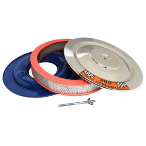 14" x 2" Mustang "289" Chrome Air Cleaner / Filter Kit