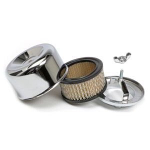 4-1/2" x 2-7/8" Nostalgic Chrome Air Cleaner / Filter Kit