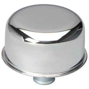 Chrome Valve Cover Breather - 3/4" Neck - Push In / Push On Style
