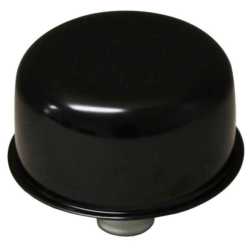 Black Valve Cover Breather - 3/4" Neck - Push In / Push On Style