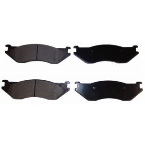 Front Semi-Metallic Brake Pads For 2004-2005 Dodge Ram 1500 & 2004-2006 Durango