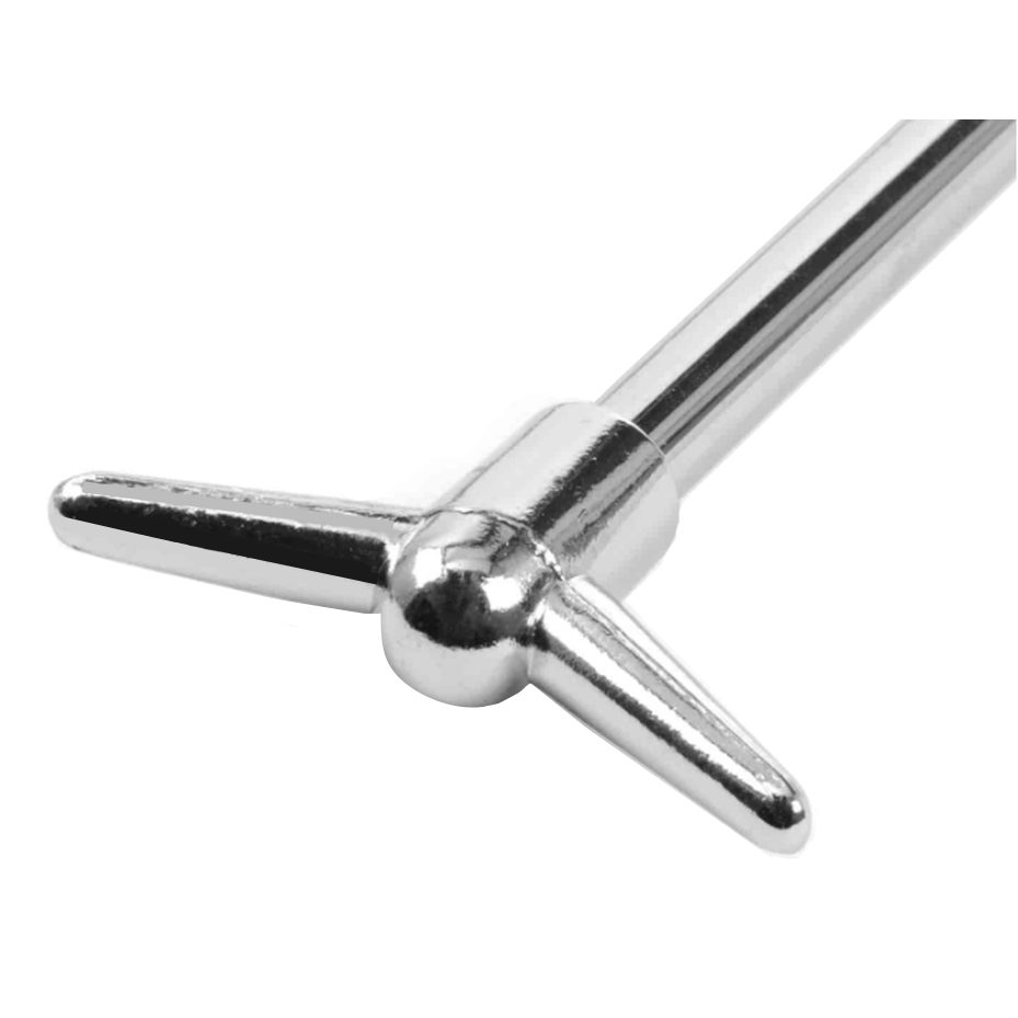 Chrome 2-Piece Y Wing Bolts For Valve Covers - 4" Long 5/16"-18 x 1" - Pack Of 4 - Image 2