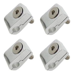 Hose / Wire Single Hole Clamps 3/16" / 4.5mm - Pack Of 4