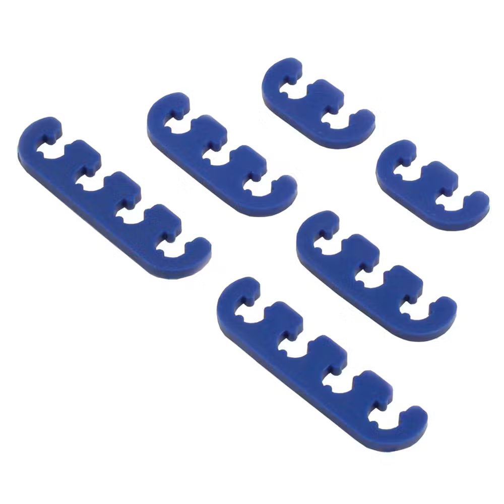 Blue Deluxe Plastic Ignition Lead / Wire Separators - Fits Up To 9mm Leads / Wires