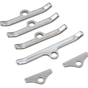 Chrome Valve Cover Spreader Bars - Small Block Ford 260-305, 351W - Pack Of 6