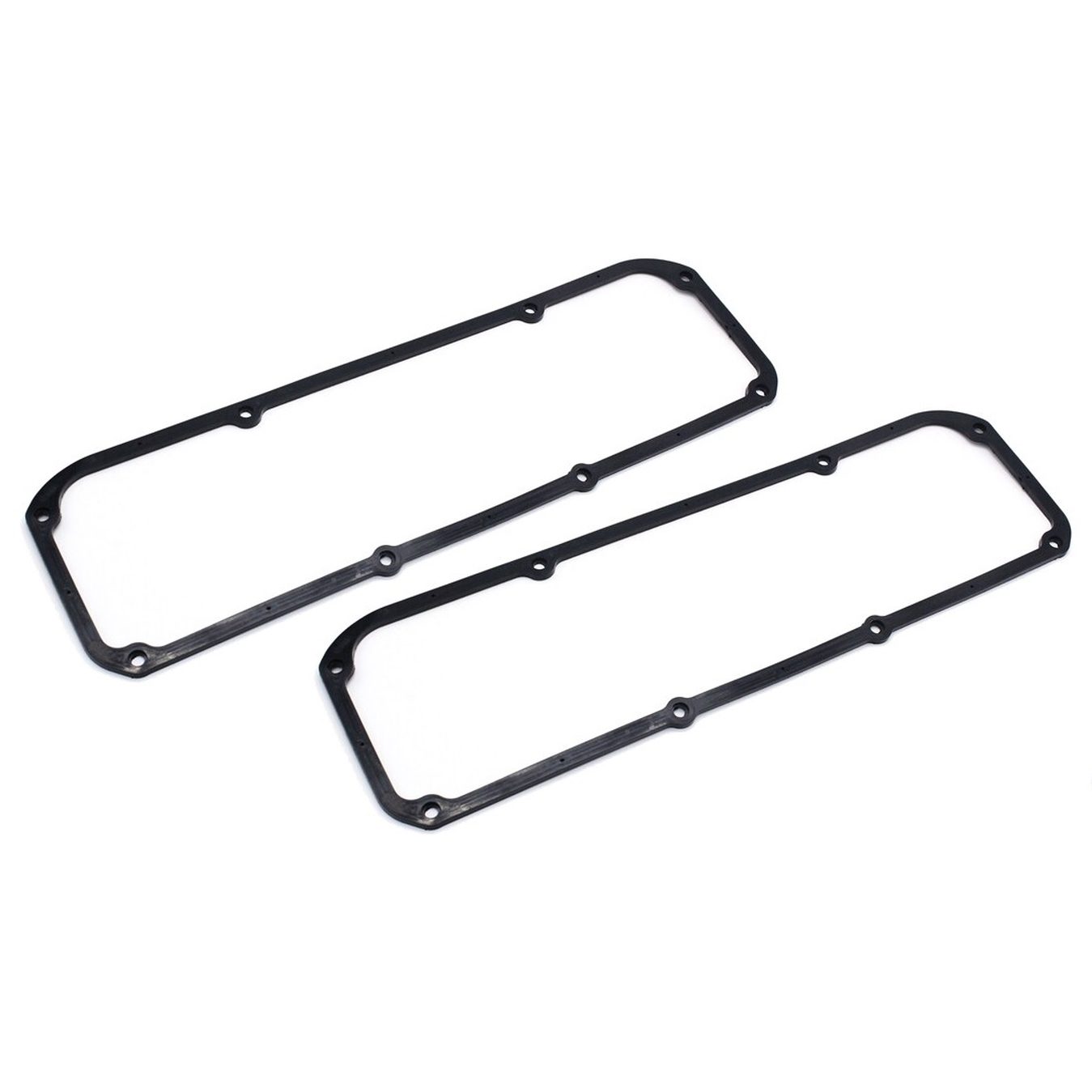Small Block Ford 351C / 400M Valve Cover Gaskets - Black Rubber With Steel Inner Core