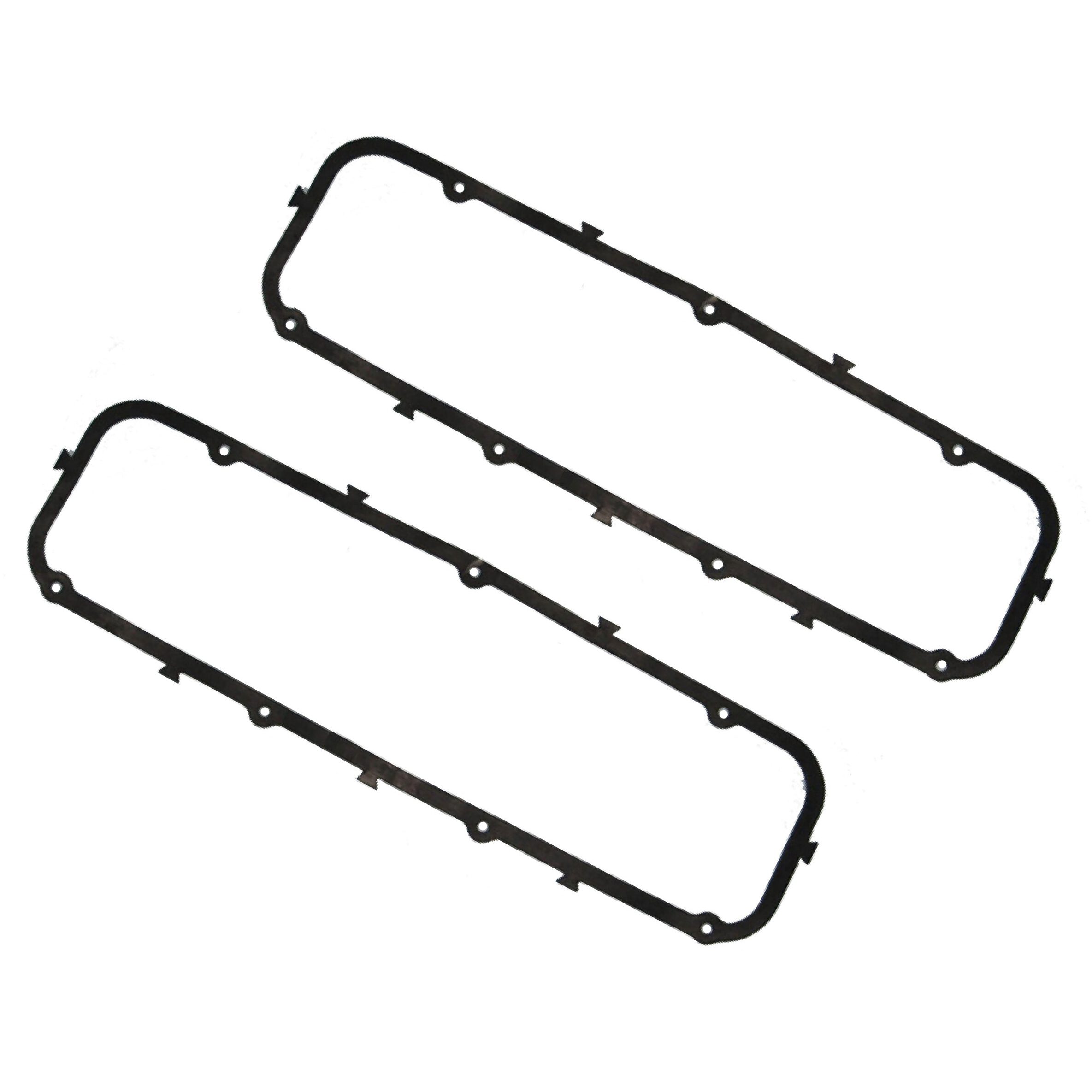 Big Block Ford Valve Cover Gaskets - Black Rubber With Steel Inner Core