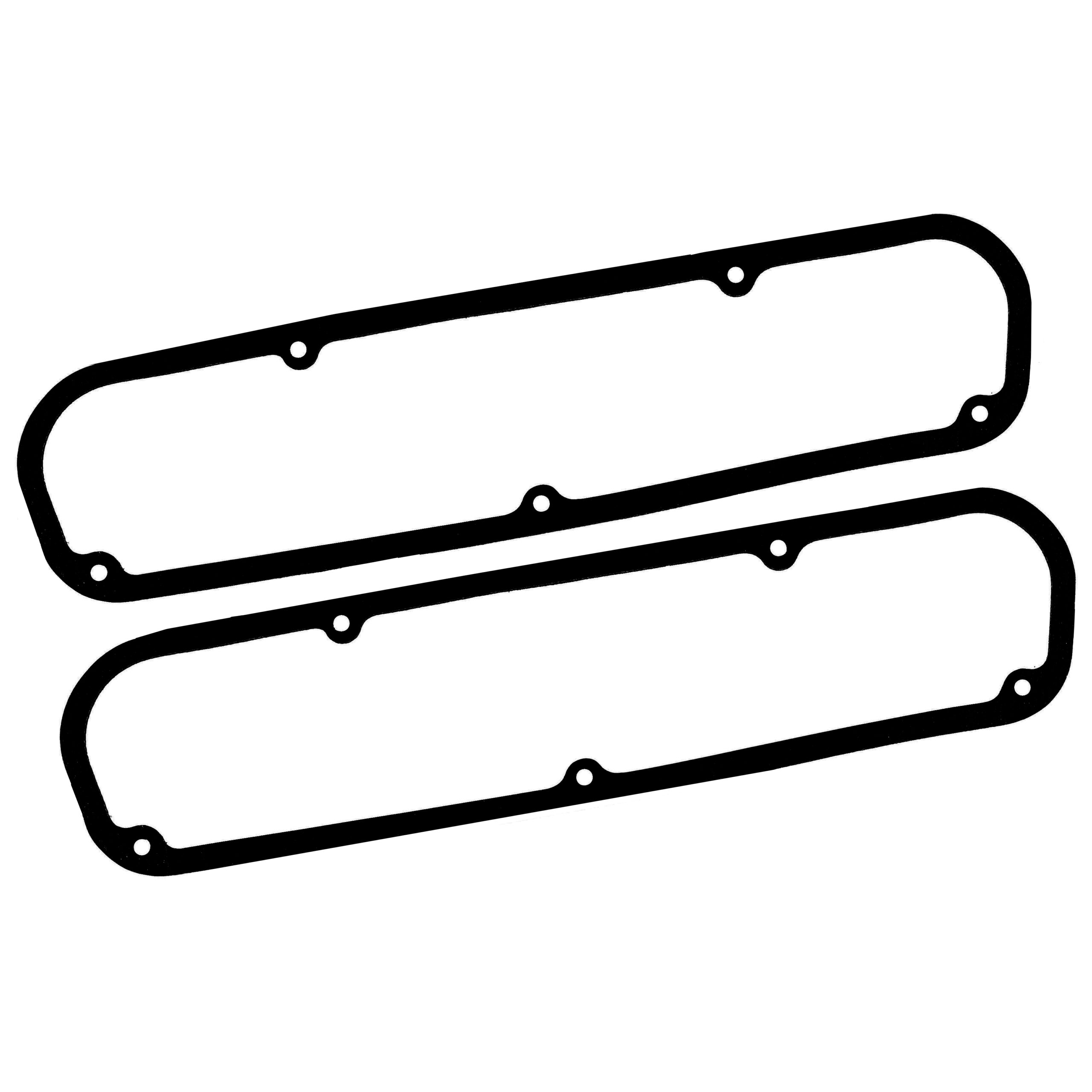 Small Block Chrysler Valve Cover Gaskets - Black Rubber With Steel Inner Core