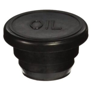 Rubber Push In Oil Filler Cap / Plug with "OIL" Logo