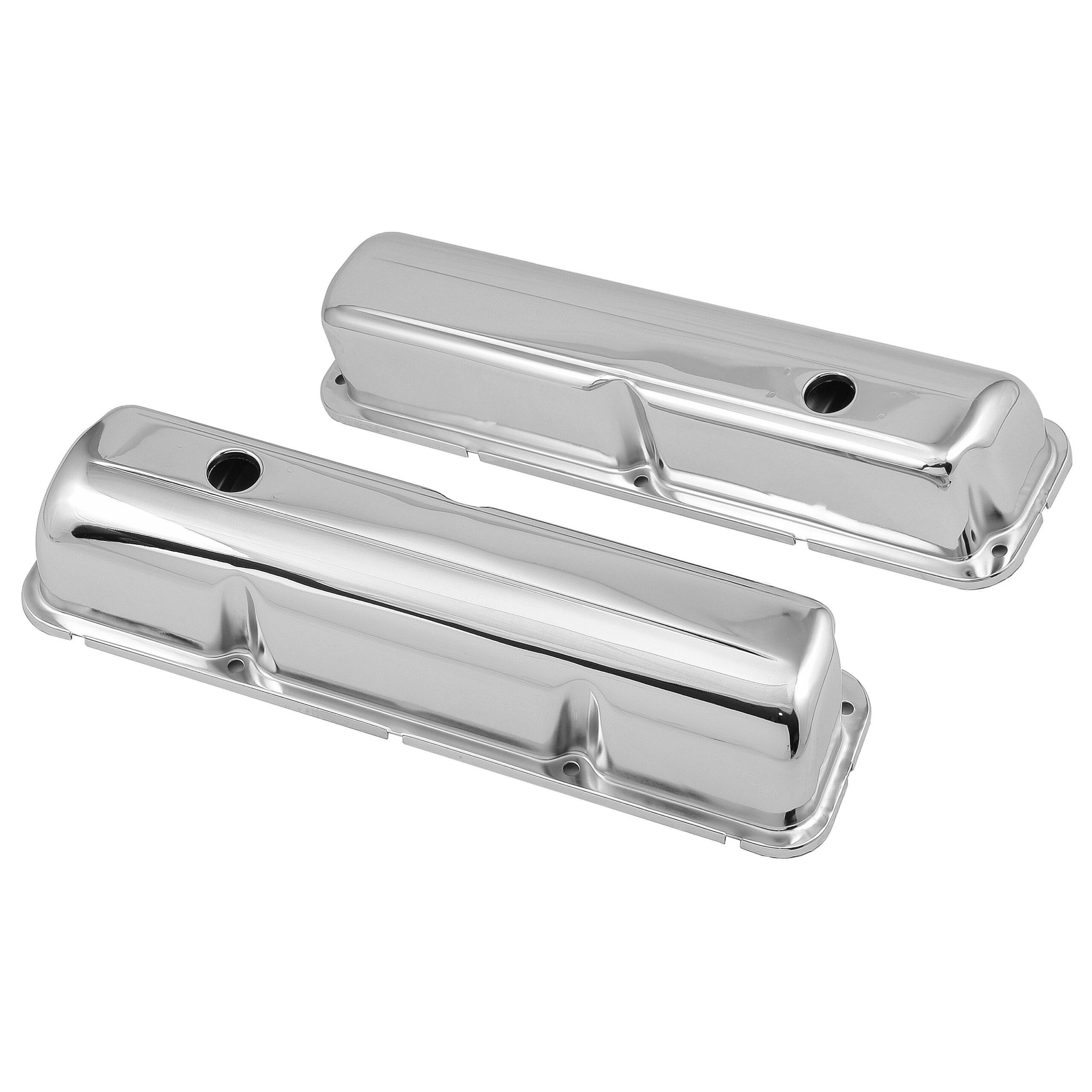 Chrome Valve Covers - Big Block Ford FE 352-428 1958-1976 - Tall 3-3/4"
