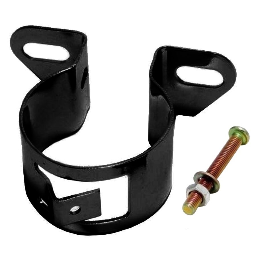 Black Ignition Coil Mounting Bracket - Fits Most Cylindrical Shaped Coils