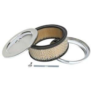 6-3/8" x 2-1/2" Chrome Air Cleaner / Filter Kit - Muscle Car Style
