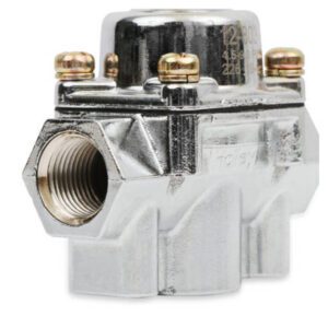 Holley 12-803 Chrome Carbureted Fuel Pressure Regulator