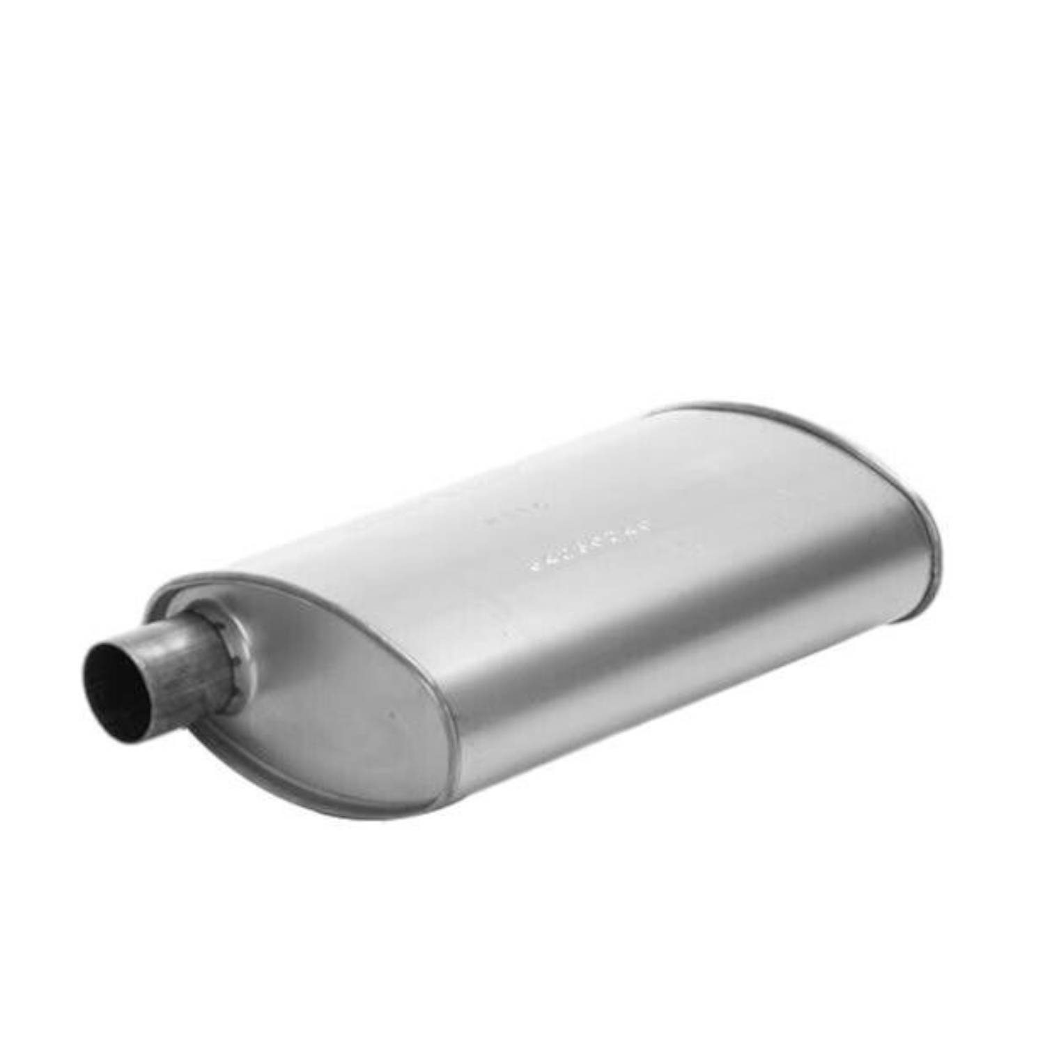 Turbo Muffler 4 1/4″ x 8 3/4″ Oval 2" Offset Centre - Image 2