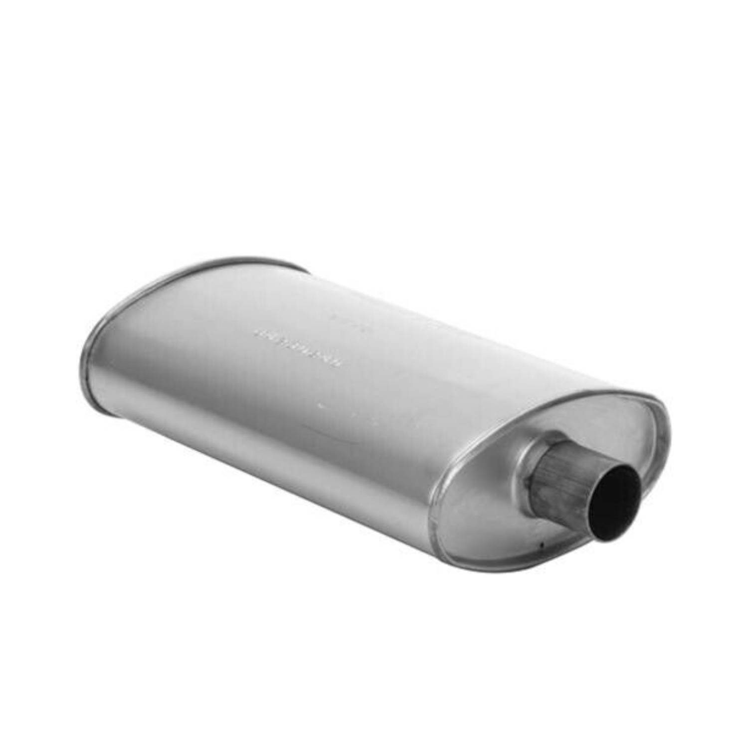 Turbo Muffler 4 1/4″ x 8 3/4″ Oval 2" Offset Centre - Image 3