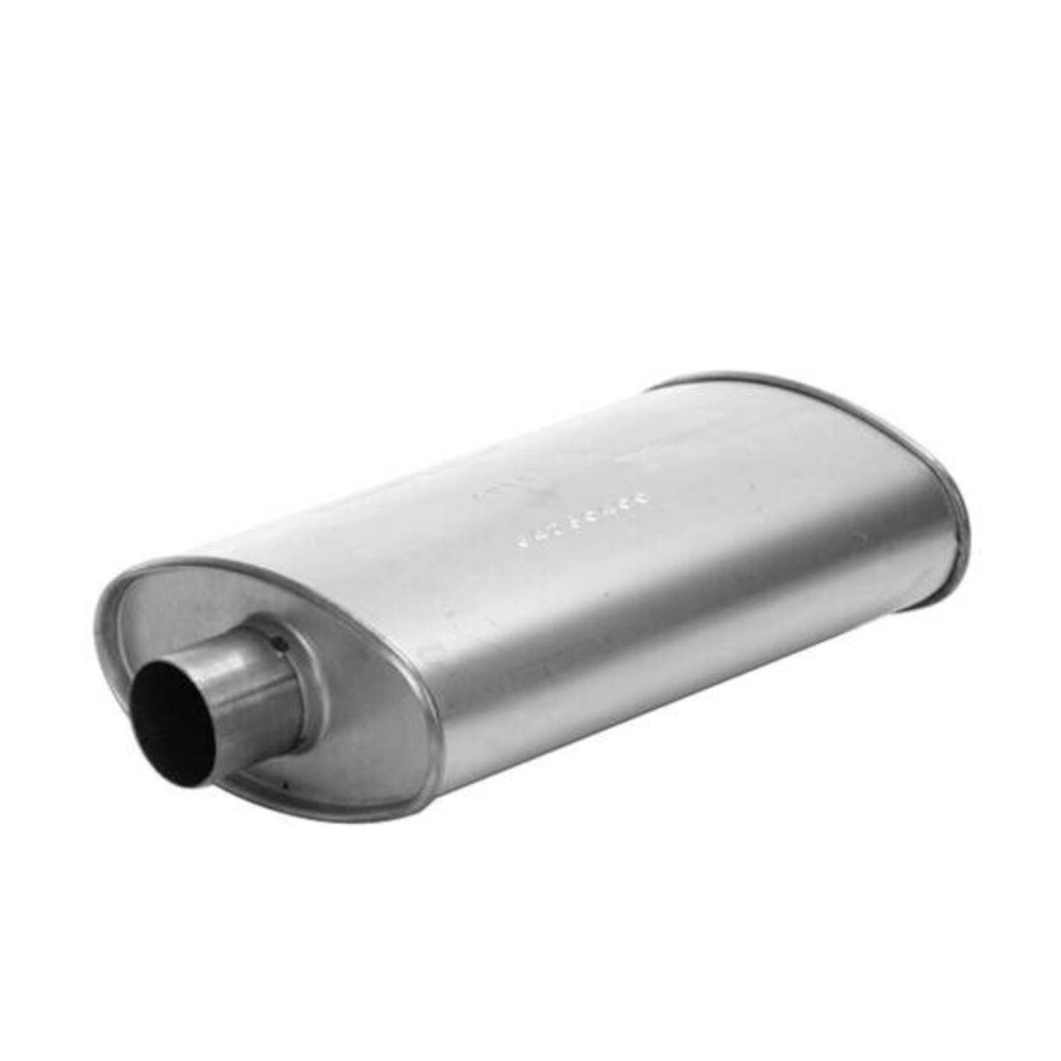 Turbo Muffler 4 1/4″ x 8 3/4″ Oval 2 1/4" Offset Centre - Image 3