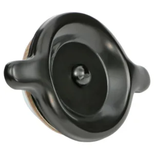 Black Oil Filler Cap – GM & Other OEM Valve Covers – Twist-In Style