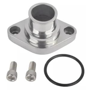 Polished Aluminium O-Ring Style Water Neck / Thermostat Housing - Small Block Chevy