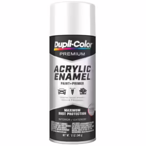 Dupli-Color PAE110 Gloss White Premium Acrylic Enamel Paint + Primer In One