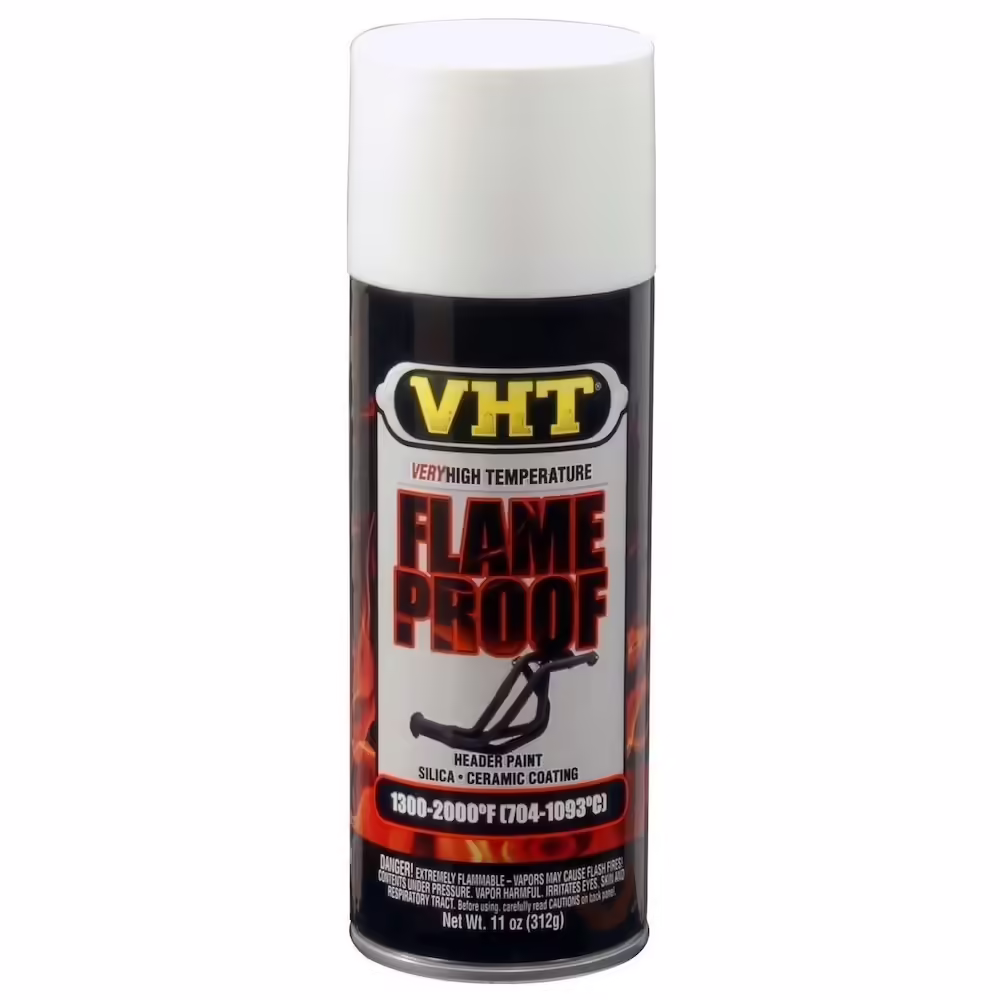 VHT SP101 Flat White Flameproof Coating Exhaust Spray Paint