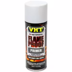 VHT SP118 Flat White Flameproof Exhaust Primer Spray Paint