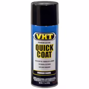 VHT SP504 Gloss Black Quick Coat Acrylic Enamel Spray Paint