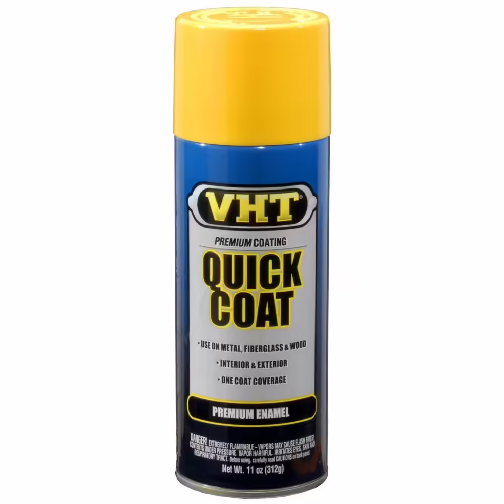 VHT SP508 Bright Yellow Quick Coat Acrylic Enamel Spray Paint