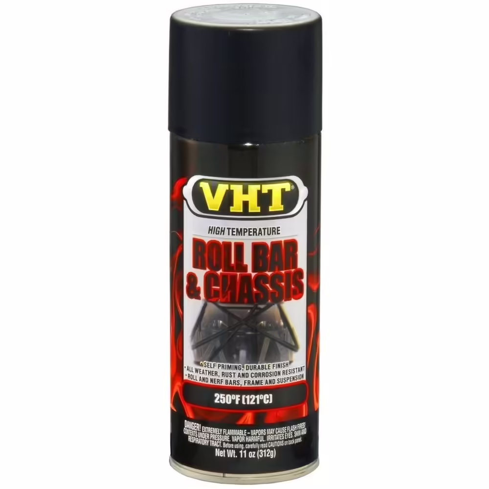VHT SP671 Satin Black Roll Bar & Chassis Spray Paint