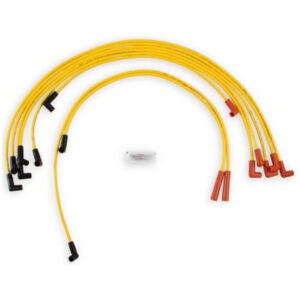 Accel 4049 Super Stock Universal 8mm Spark Plug Lead / Wire Set – Graphite 90° Boots