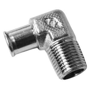 Steel 90 Degree Fitting 1/2" NPT To 5/8" Hose Barb