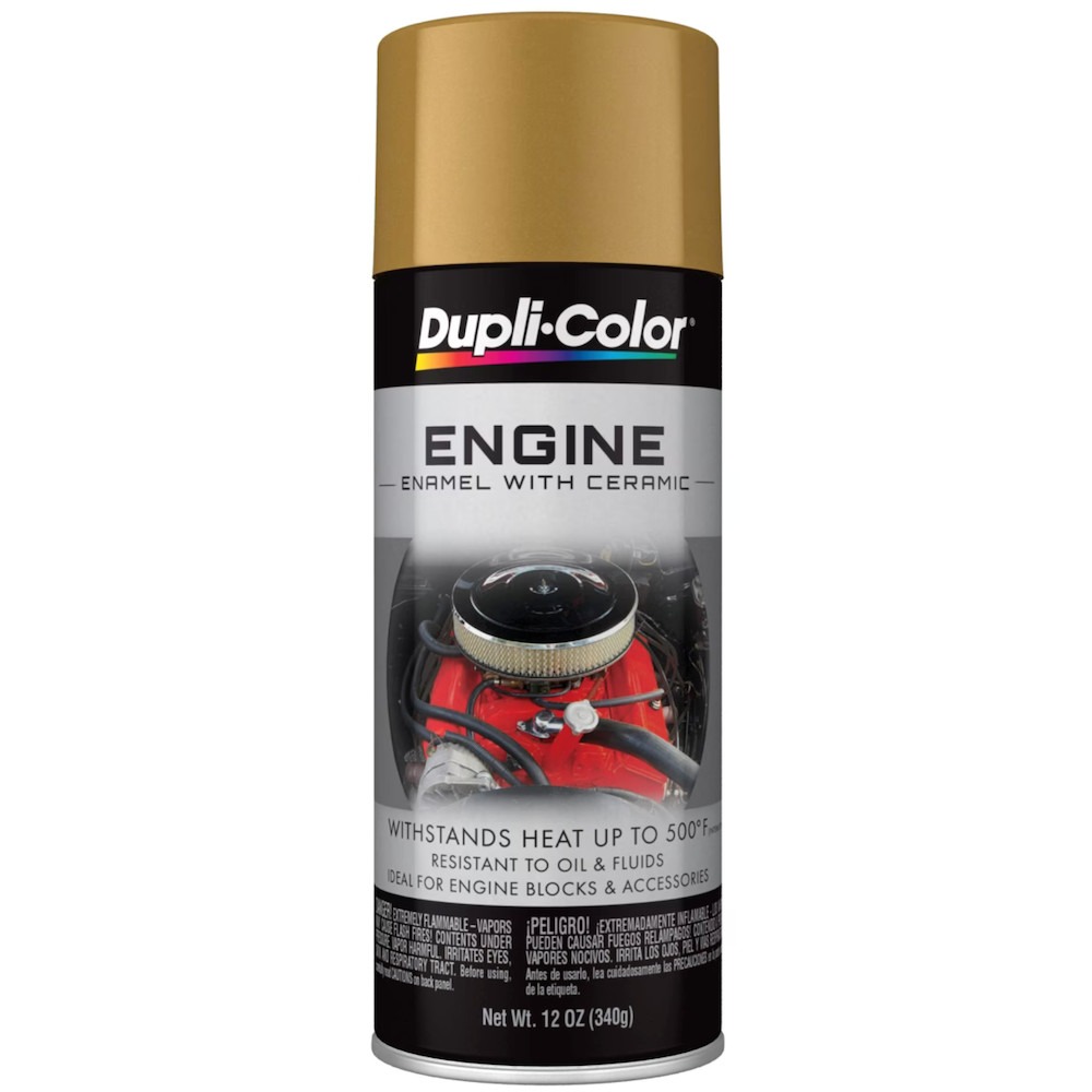 Dupli-Color DE1604 Universal Gold Engine Enamel With Ceramic