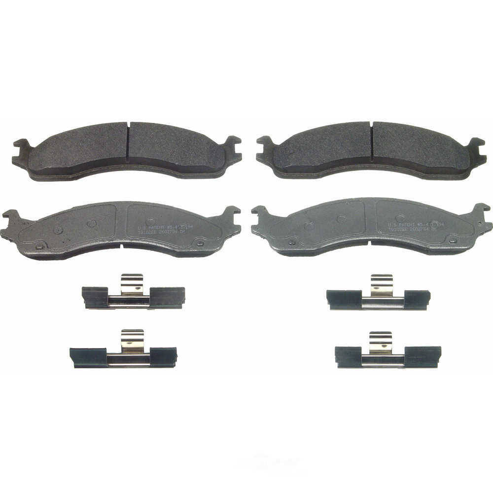 Front Disc Brake Pad Set for 1995-2002 Ford E-250 Econoline & 1995-1998 F-250