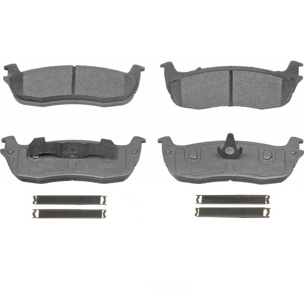 Rear Disc Brake Pad Set for 1997-2002 Ford Expedition & 2003-2010 Lincoln Town Car