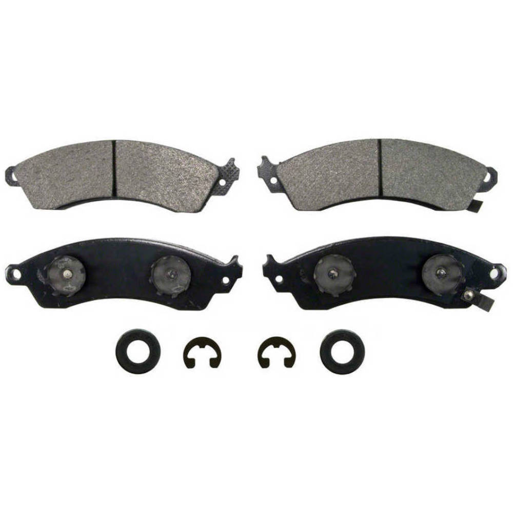 Front Disc Brake Pad Set for 1988-1996 Chevrolet Corvette & 1994-2004 Ford Mustang