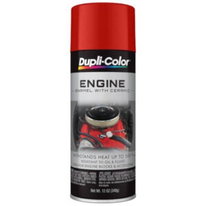 Dupli-Color DE1632 Chrysler Red Engine Enamel With Ceramic