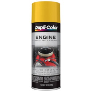 Dupli-Color DE1642 Daytona Yellow Engine Enamel With Ceramic