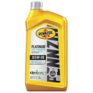 Pennzoil Platinum 5W-30 Full Synthetic Engine Oil – US Quart / 946 ml