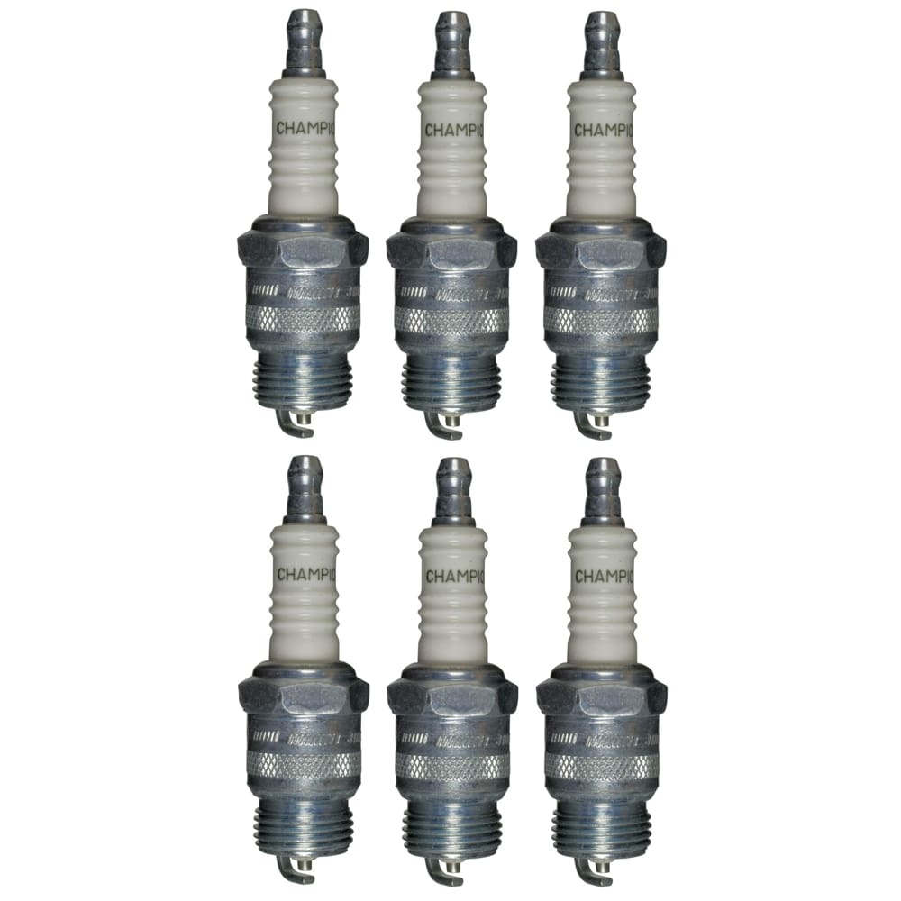 6 x Champion Spark Plugs RF18YC (Part No. 11)