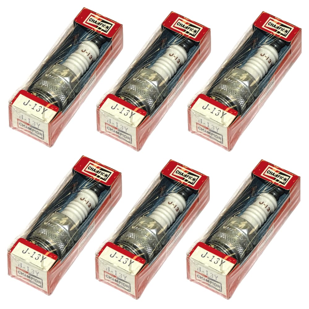 6 x Champion Vintage Classic Spark Plugs J13Y - Image 2