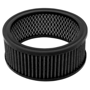 6-3/8" x 2-1/2" Black Washable Air Cleaner Filter Element